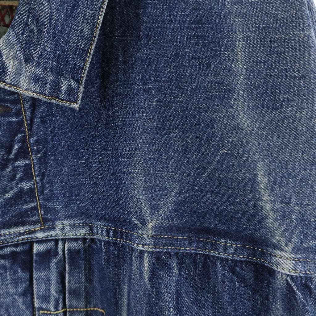 SAINT MICHAEL(セントマイケル) 25SS ×BerBerJin DENIM JACKET DAMAGE SM-HR8-0000-C39 ×ベルベルジン ダメージ加工 デニムジャケット インディゴ