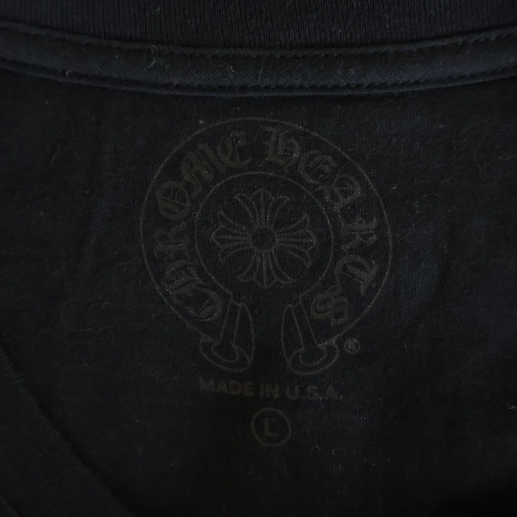 CHROME HEARTS(クロムハーツ) CH SCROLL LABEL FUCKYOU L/S /1 スクロールラベル ファックユー アームプリント ロングスリーブカットソー 長袖Tシャツ