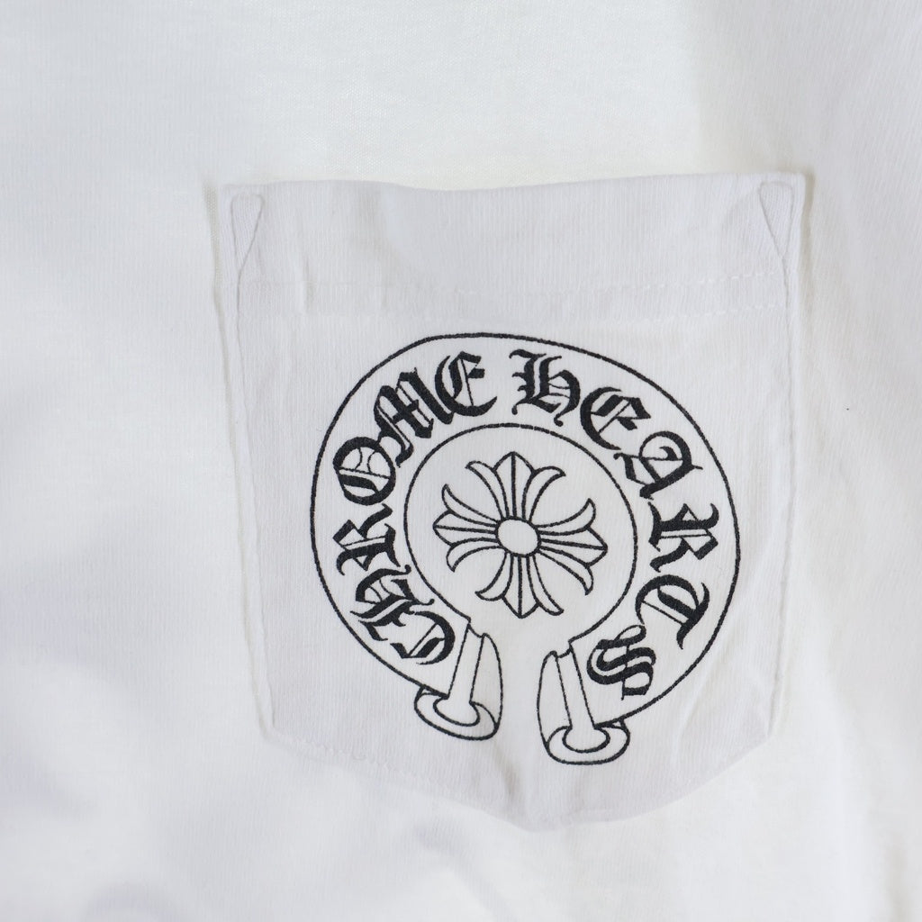 CHROME HEARTS(クロムハーツ) OLD Honolulu CHプラス TEE オールド ホノルル限定 バッグCHプラス 半袖Tシャツ カットソー ホワイト