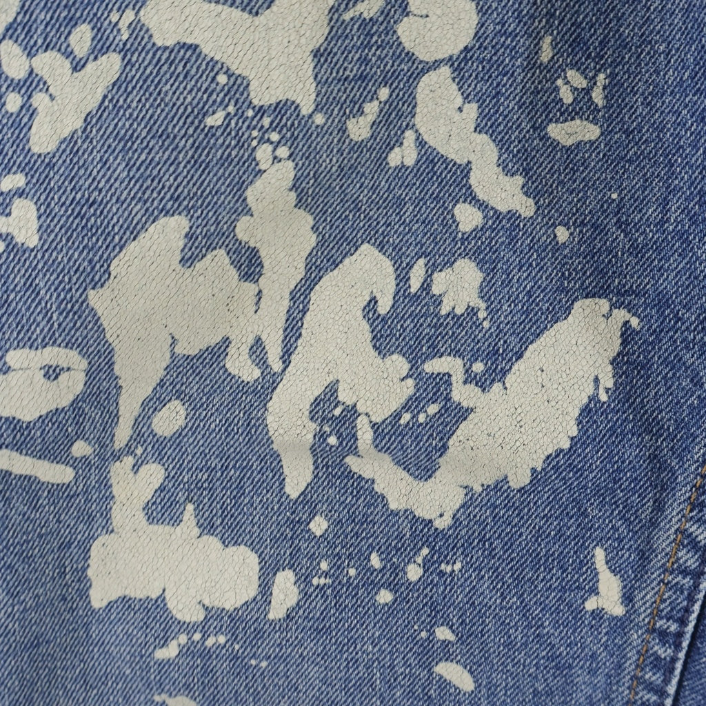 HELMUT LANG(ヘルムートラング) PAINTER JEAN CLASSIC CUT 復刻 ペイント加工 クラシックカットデニムパンツ インディゴブルー