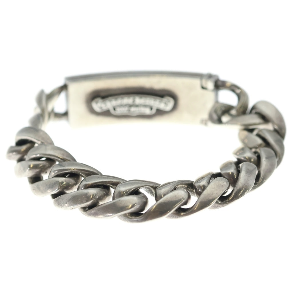 CHROME HEARTS(クロムハーツ) ID FLORAL CRS フローラルクロスIDクラシックリンク ブレスレット 13LINK シルバー BCA164 -