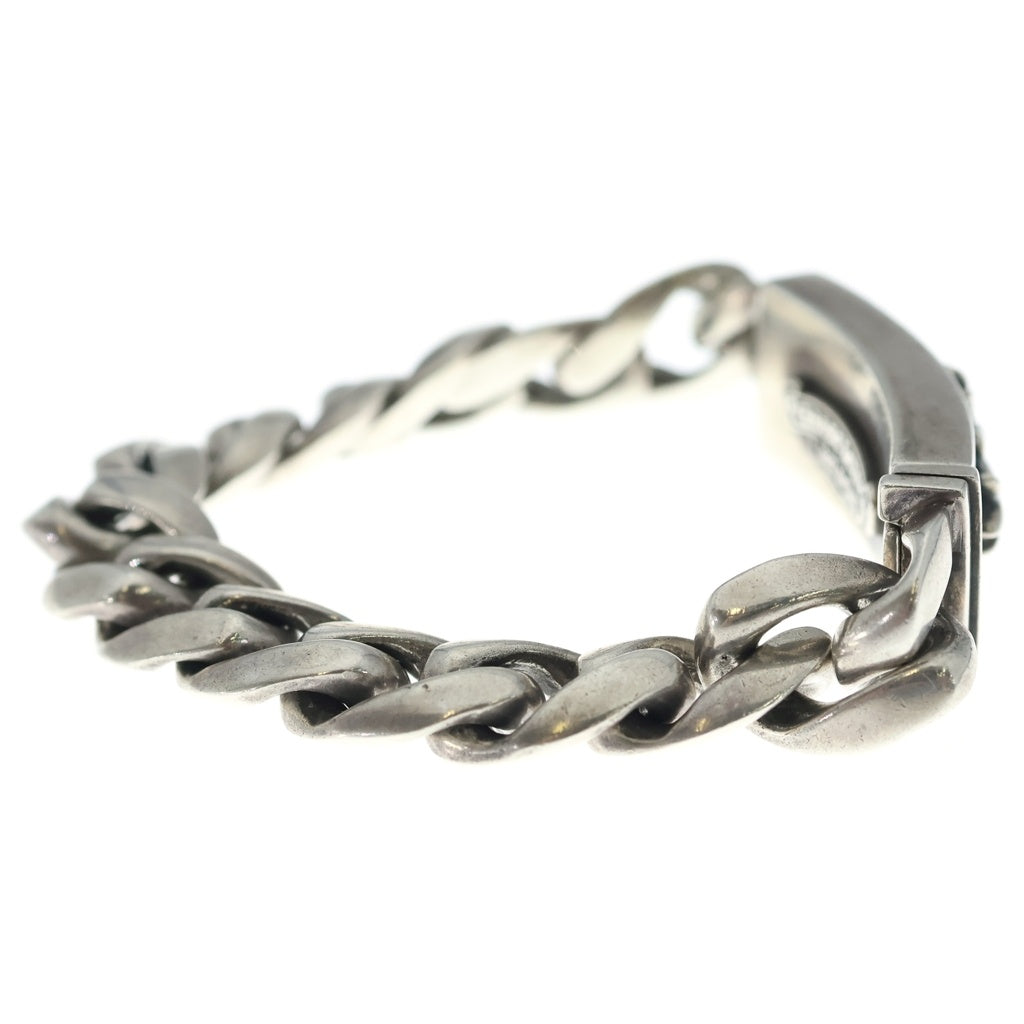 CHROME HEARTS(クロムハーツ) ID FLORAL CRS フローラルクロスIDクラシックリンク ブレスレット 13LINK シルバー BCA164 -