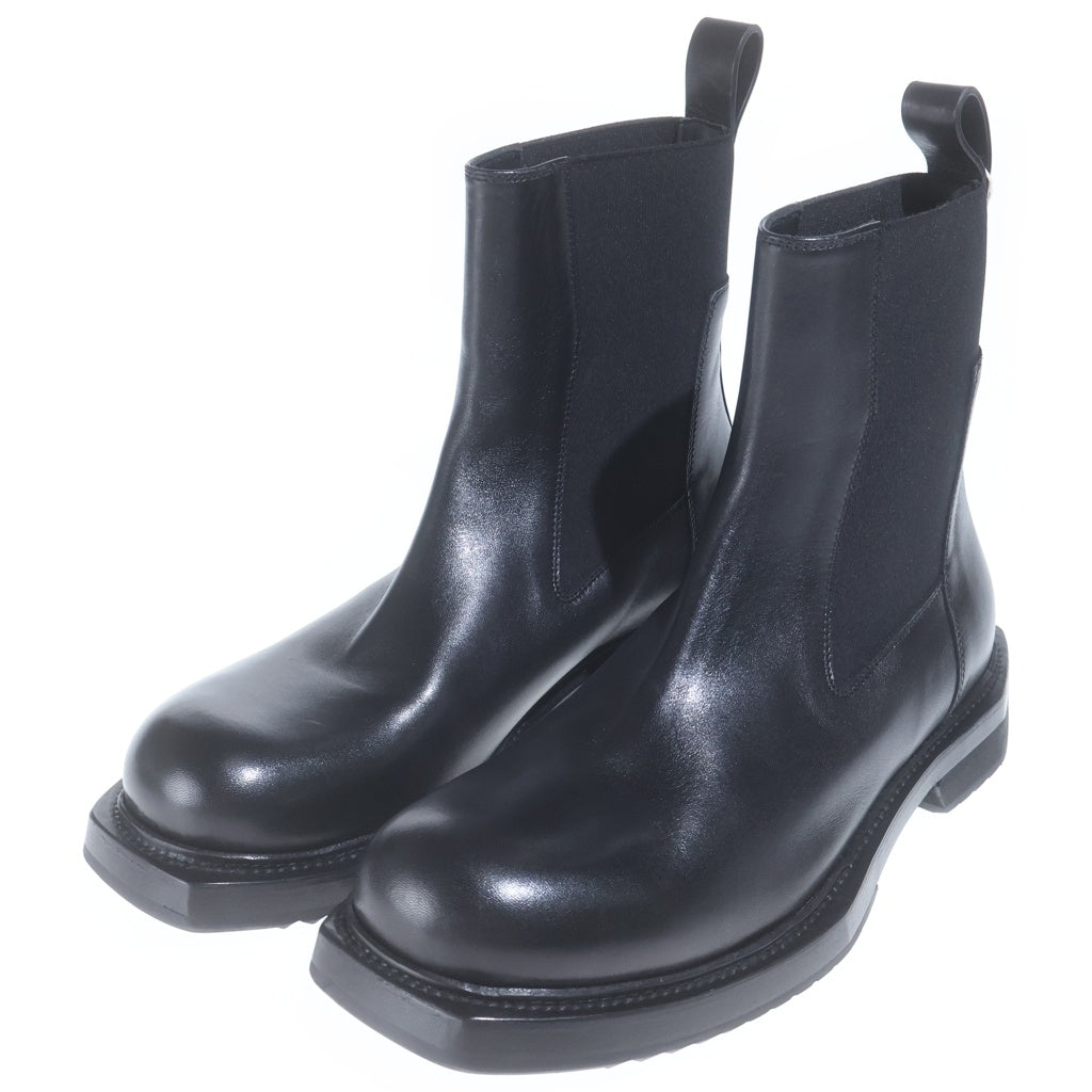Rick Owens(リックオウエンス) 25SS HOLLYWOOD BEATLE CYCLOPS ビートル サイクロプス レザーハイカットブーツ ブラック RP01E7836-LGT RP01E7836-LGT