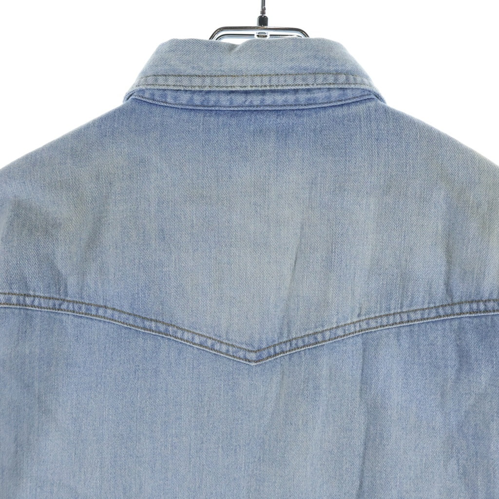 MAATEE&SONS(マーティーアンドサンズ) 25AW DENIM SHIRTS COVERALL 長袖デニムシャツ カバーオール インディゴ MT5303-0913
