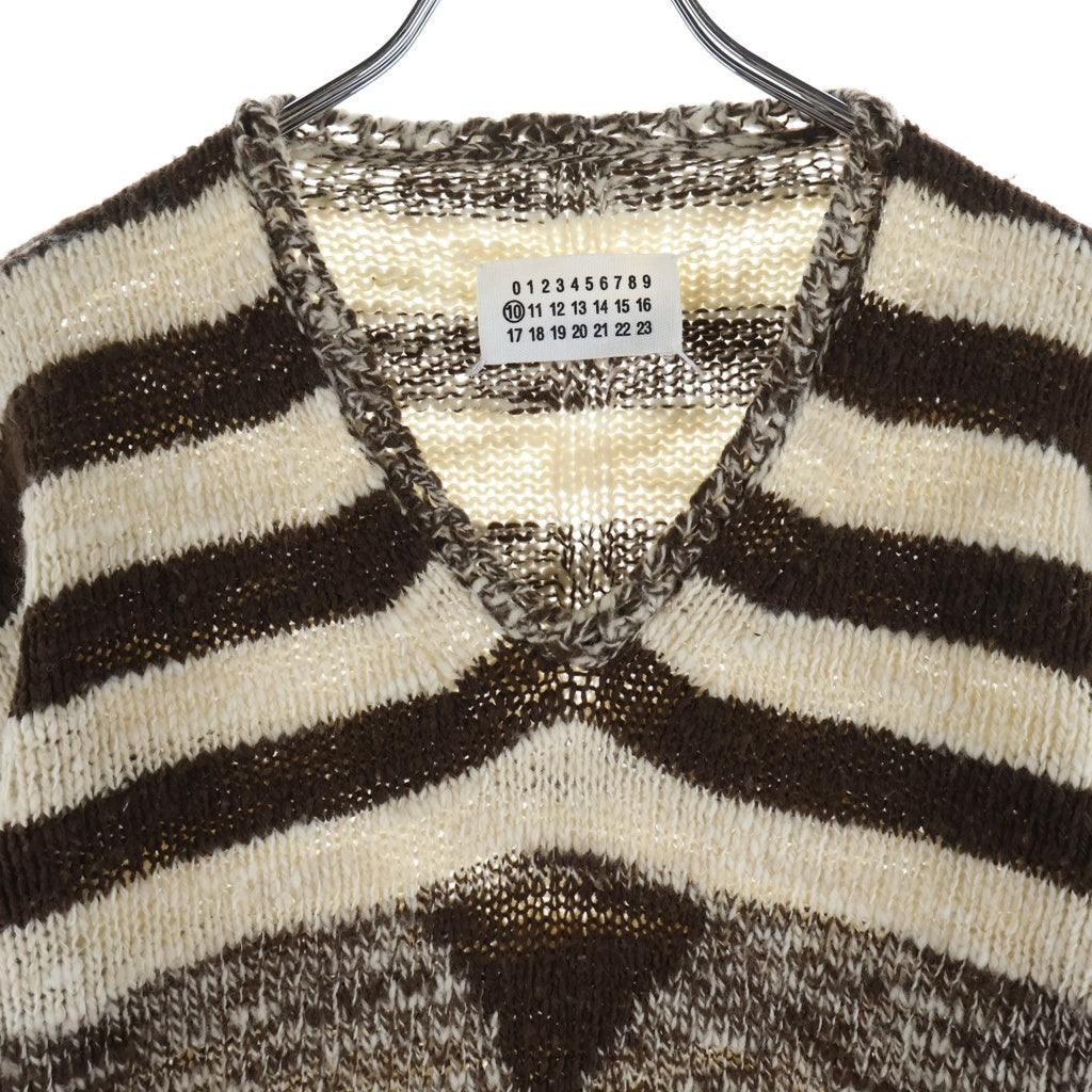 Maison Margiela(メゾンマルジェラ) 07AW ここのえ期 V Neck Knit Sweater Vネック ウールニットセーター アイボリー