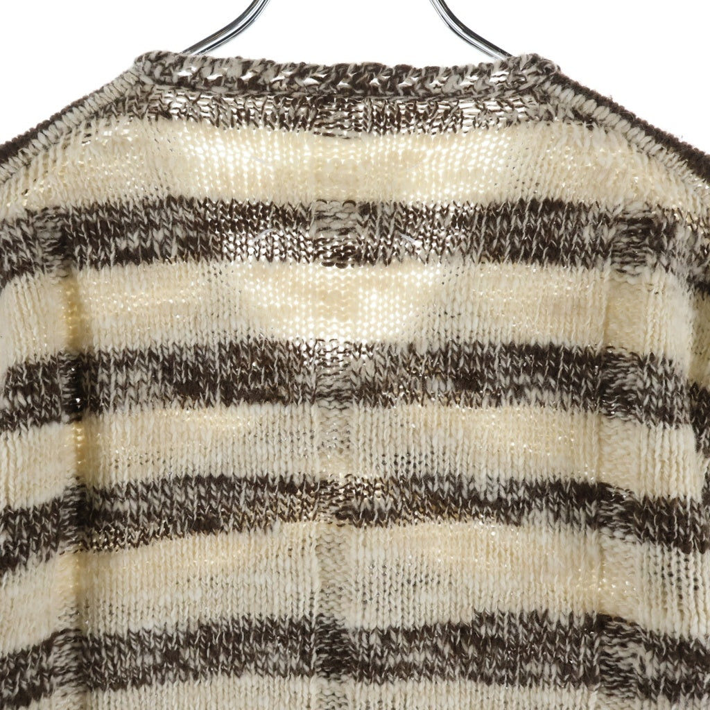 Maison Margiela(メゾンマルジェラ) 07AW ここのえ期 V Neck Knit Sweater Vネック ウールニットセーター アイボリー