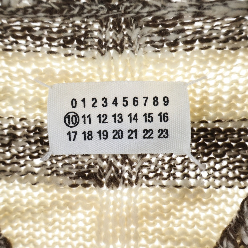 Maison Margiela(メゾンマルジェラ) 07AW ここのえ期 V Neck Knit Sweater Vネック ウールニットセーター アイボリー