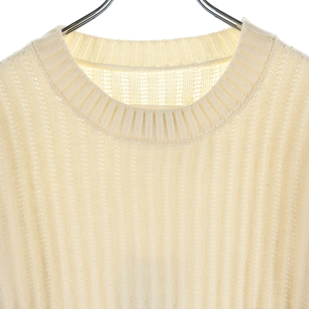 Maison Margiela(メゾンマルジェラ) 13AW Fisherman Knit Sweater フィッシャーマン クルーネックニットセーター アイボリー S30HA0654