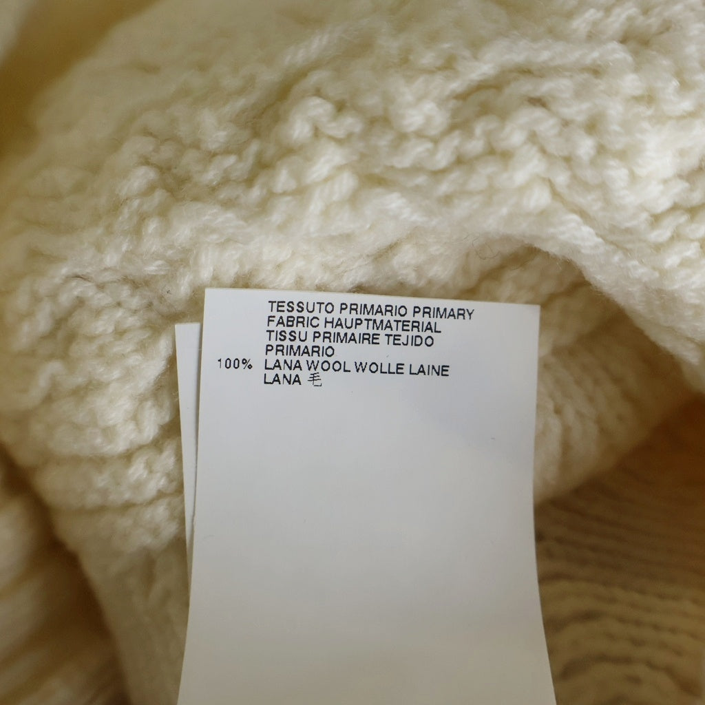 Maison Margiela(メゾンマルジェラ) 13AW Fisherman Knit Sweater フィッシャーマン クルーネックニットセーター アイボリー S30HA0654