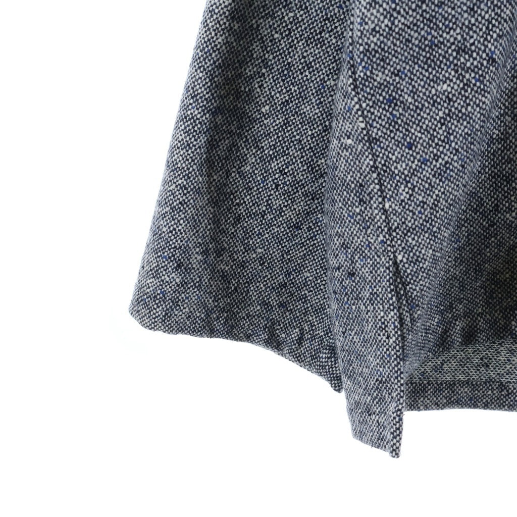 MARKAWARE(マーカウェア) CASHMERE DONEGAL TWEED OPEN COLLAR SHIRT L/S カシミヤドネガルツィード オープンカラーシャツ 長袖シャツ グレー A23D-09SH01C