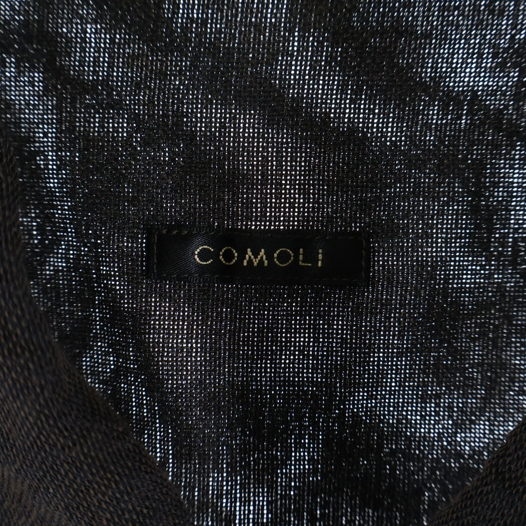 COMOLI(コモリ) 26SS シルクコットン B.D.U.ジャケット 長袖シャツジャケット ブラウン D01-01013