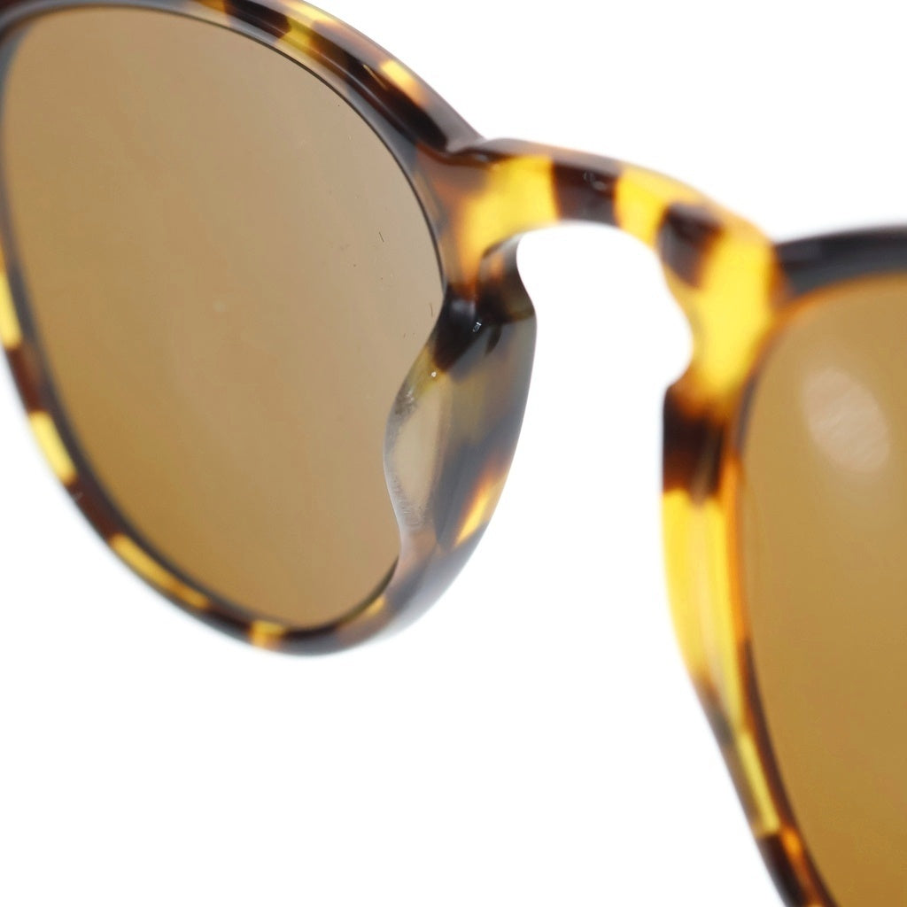 GARRETT LEIGHT(ギャレットレイト) HAMPTON LPT ラウンドフレーム サングラス 眼鏡 アイウェア ブラウン