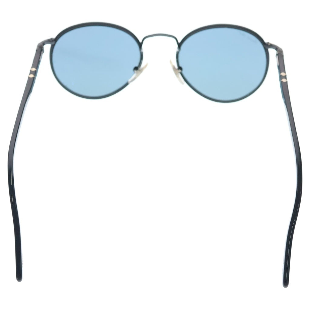 Persol(ペルソール) ラウンドフレーム メタルテンプル サングラス 眼鏡 アイウェア ブラック 2422-S-J