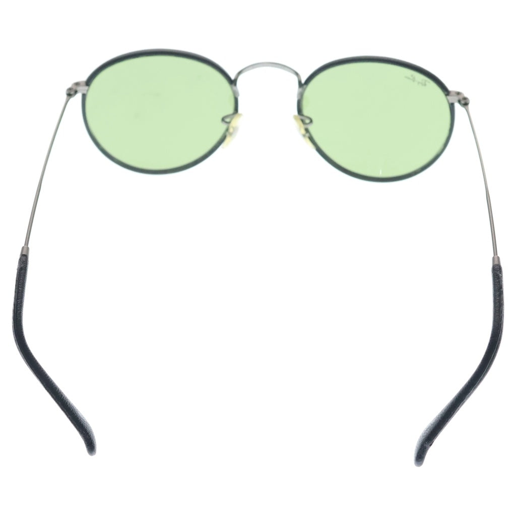Ray Ban(レイバン) ROUNDMETAL CRAFT ラウンドフレーム レザーサングラス ブラック RB3475-Q