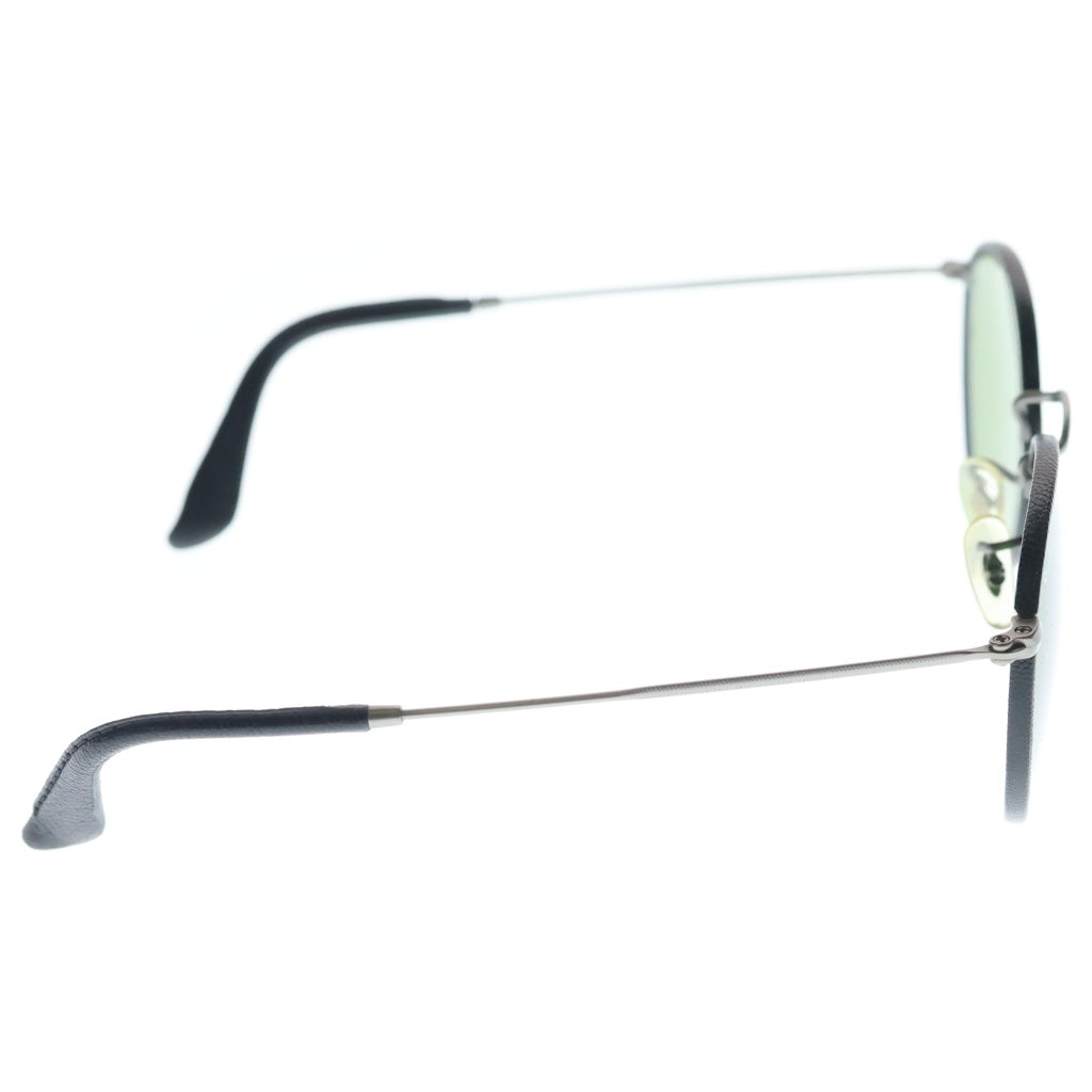 Ray Ban(レイバン) ROUNDMETAL CRAFT ラウンドフレーム レザーサングラス ブラック RB3475-Q