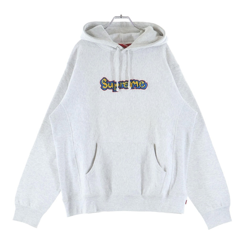 SUPREME(シュプリーム) 18SS Gonz Logo Hooded Sweatshirt ゴンズロゴ プルオーバーパーカー グレー