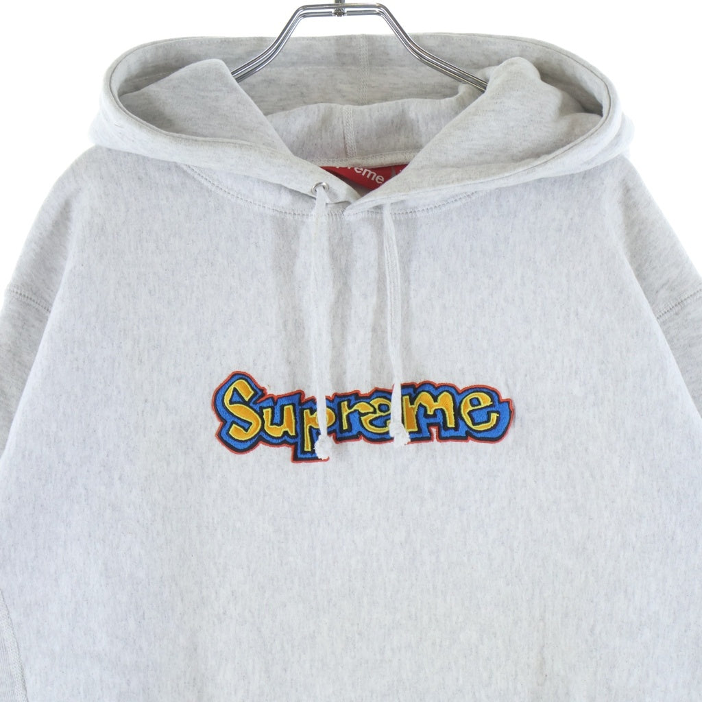 SUPREME(シュプリーム) 18SS Gonz Logo Hooded Sweatshirt ゴンズロゴ プルオーバーパーカー グレー