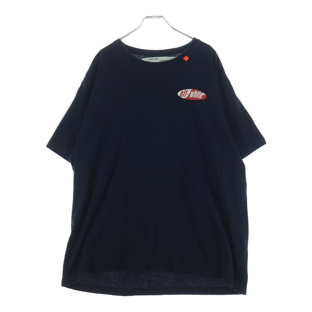 OFF-WHITE(オフホワイト) 19SS Split Logo T-Shirt 半袖Tシャツ ブラック OMAA038S19185006