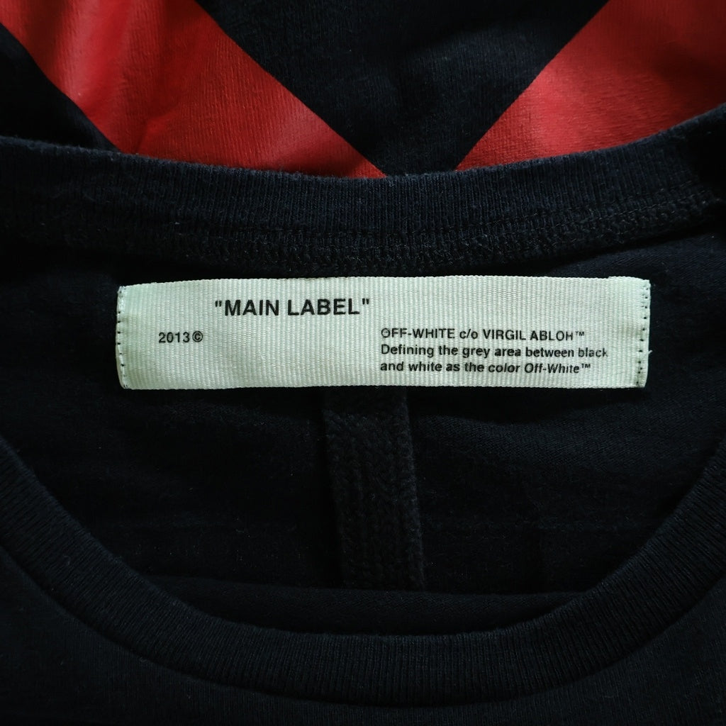 OFF-WHITE(オフホワイト) 19SS Split Logo T-Shirt 半袖Tシャツ ブラック OMAA038S19185006