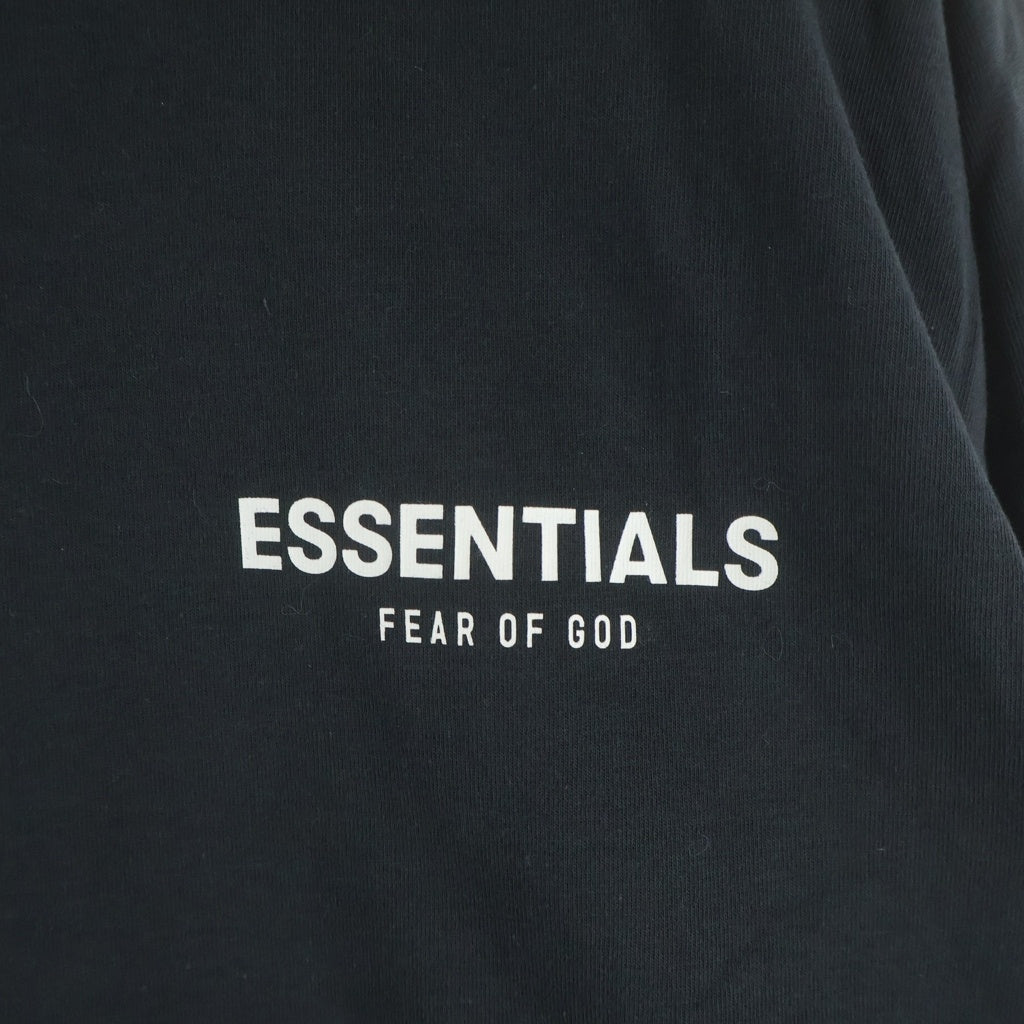 FEAR OF GOD ESSENTIALS(フィアオブゴッド エッセンシャルズ) L/S T-SHIRT FLOWER フラワーフォト 長袖Tシャツ ロンT ブラック