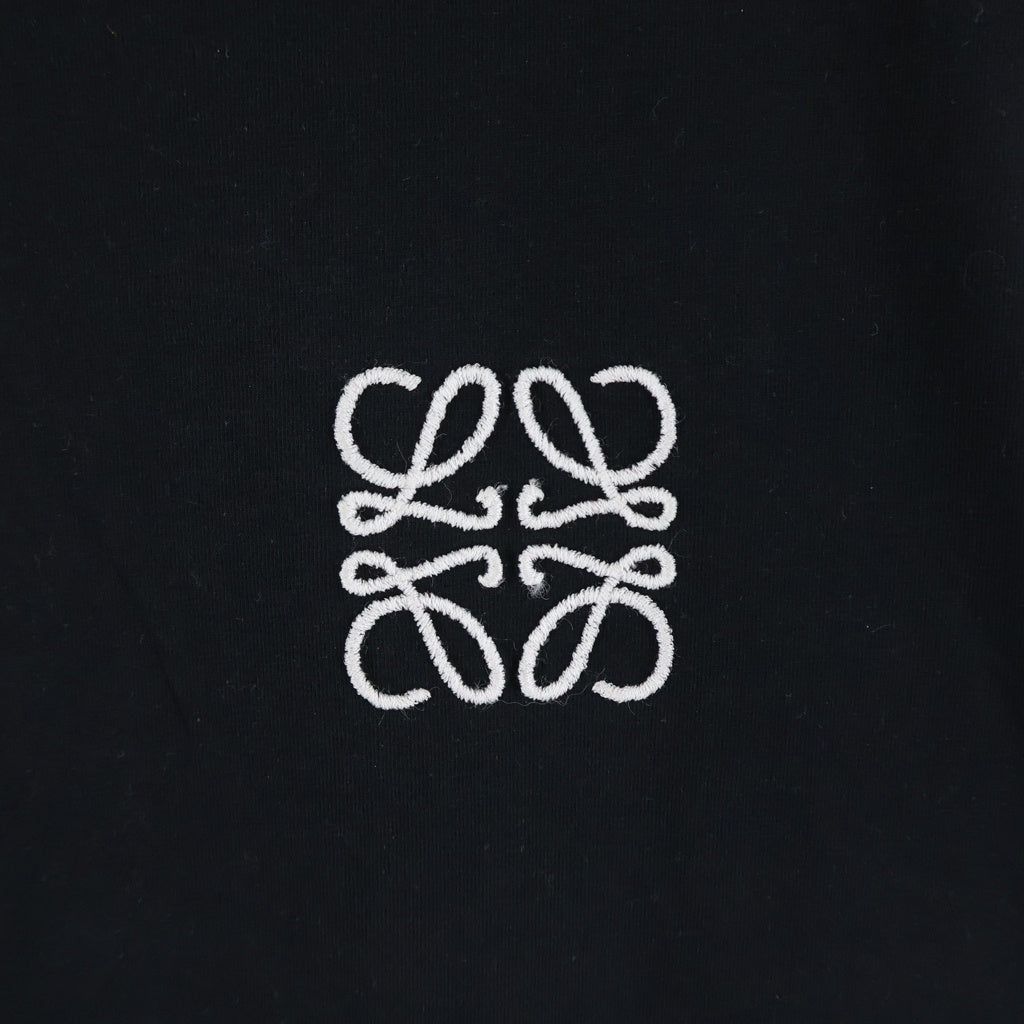 LOEWE(ロエベ) Anagram T-shirt アナグラム ロゴ刺繍 半袖Tシャツ ブラック H2179680CR
