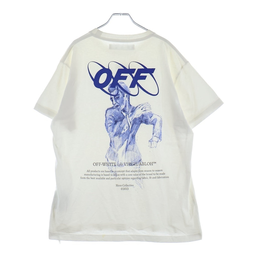 OFF-WHITE(オフホワイト) 20AW Mirko First Slogan Logo Oversized T-shirt オーバーサイズ 半袖Tシャツ ホワイト OMAA038F20FAB010