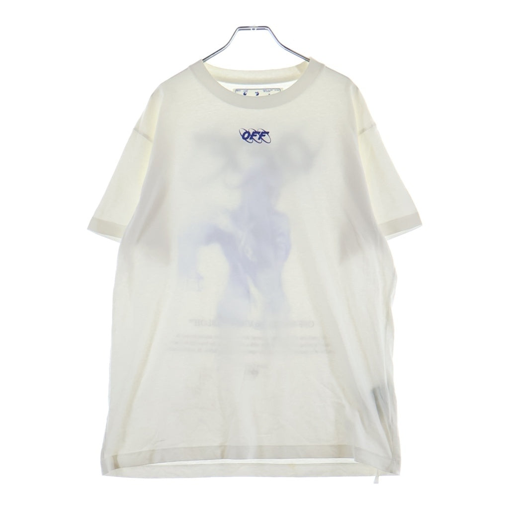 OFF-WHITE(オフホワイト) 20AW Mirko First Slogan Logo Oversized T-shirt オーバーサイズ 半袖Tシャツ ホワイト OMAA038F20FAB010