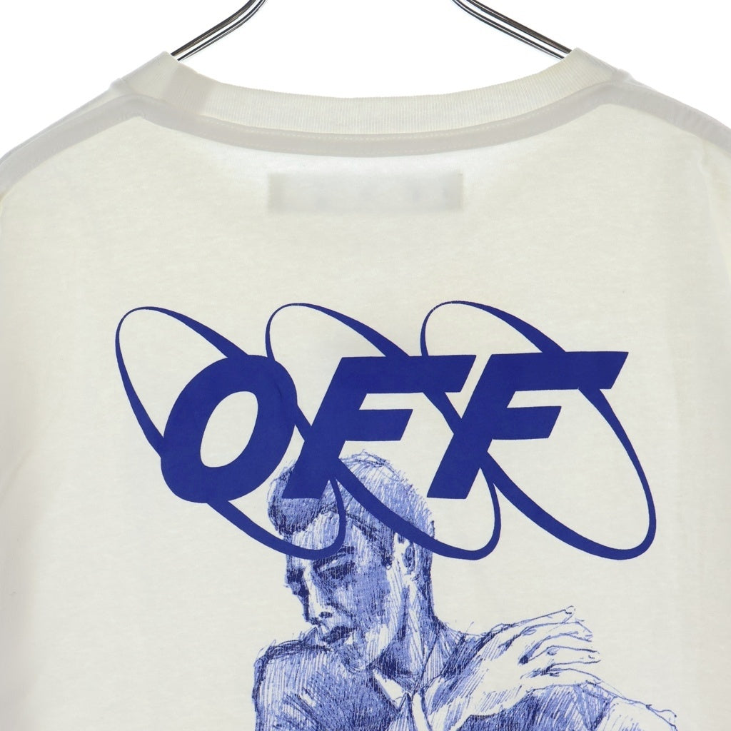 OFF-WHITE(オフホワイト) 20AW Mirko First Slogan Logo Oversized T-shirt オーバーサイズ 半袖Tシャツ ホワイト OMAA038F20FAB010