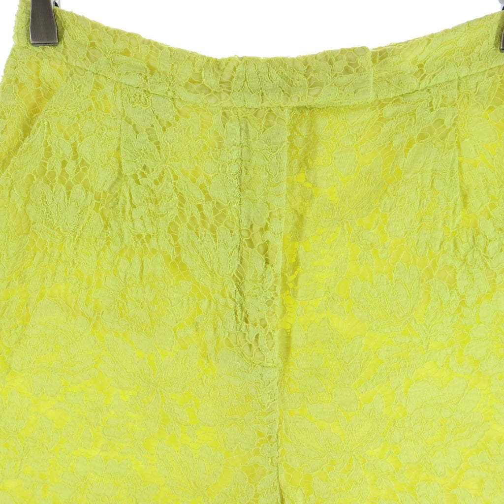 VALENTINO(ヴァレンティノ) Lace Short Pants レーヨン レースハーフパンツ ショーツ レディース イエロー GB30A440-V7C264B