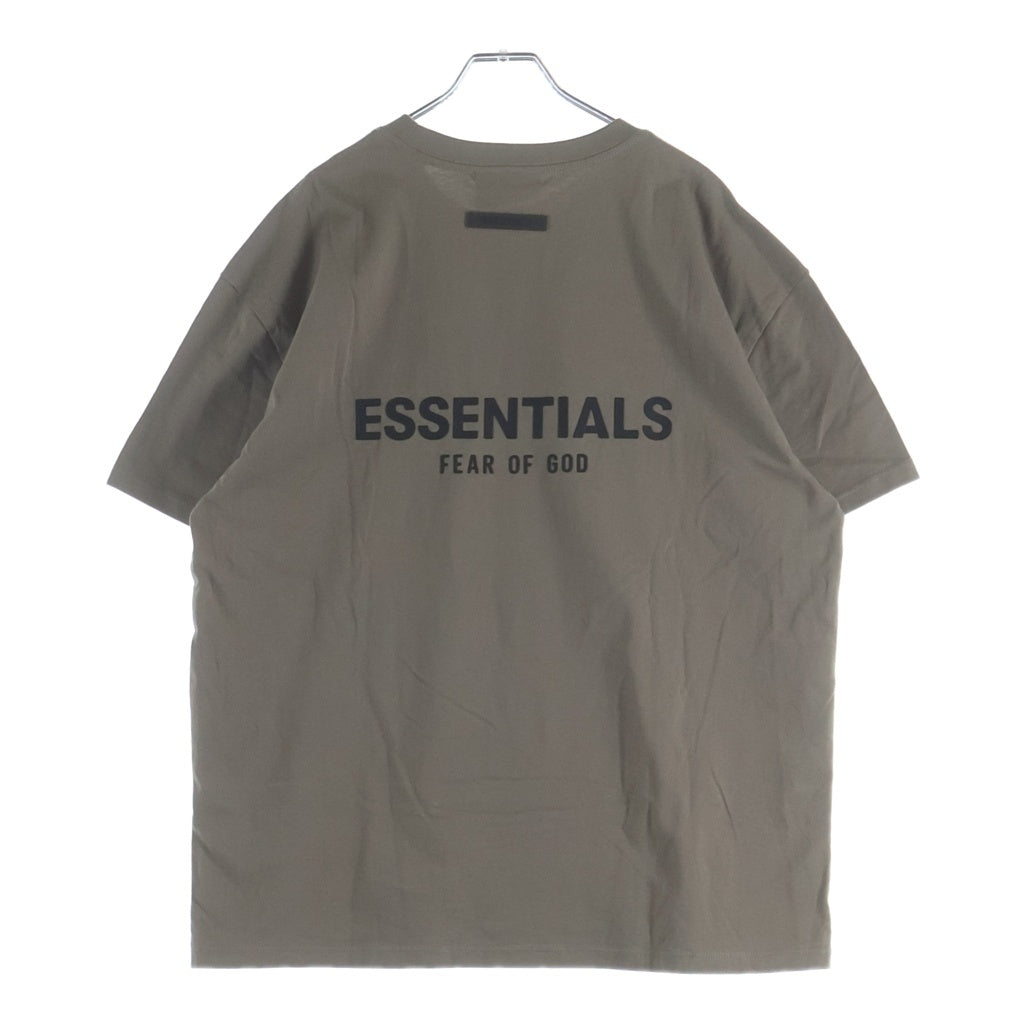 FEAR OF GOD ESSENTIALS(フィアオブゴッド エッセンシャルズ) S/S T-SHIRT バックラバーロゴ 半袖Tシャツ ブラウン
