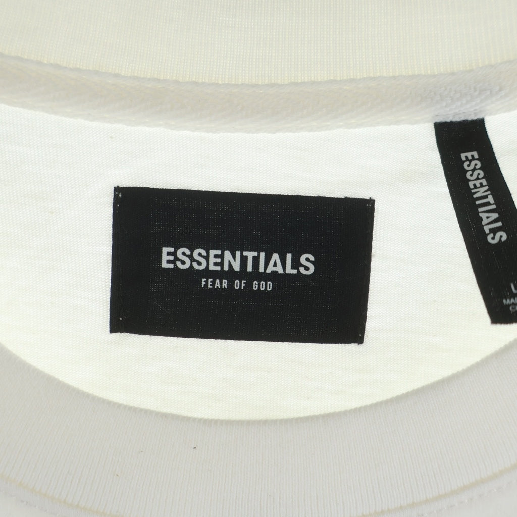 FEAR OF GOD ESSENTIALS(フィアオブゴッド エッセンシャルズ) S/S T-SHIRT バックロゴ 半袖Tシャツ ホワイト