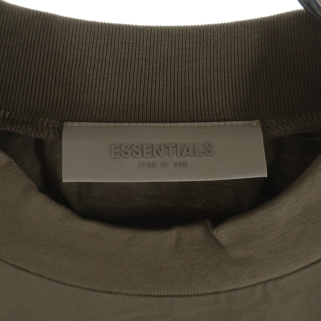 FEAR OF GOD ESSENTIALS(フィアオブゴッド エッセンシャルズ) S/S T-SHIRT フェルトロゴ 半袖Tシャツ ブラウン