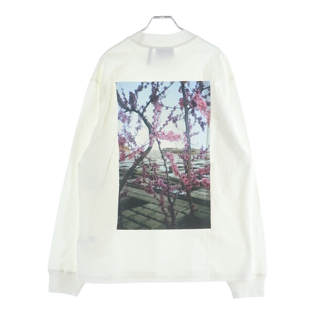 FEAR OF GOD ESSENTIALS(フィアオブゴッド エッセンシャルズ) L/S T-SHIRT FLOWER フラワーフォト 長袖Tシャツ ロンT ホワイト