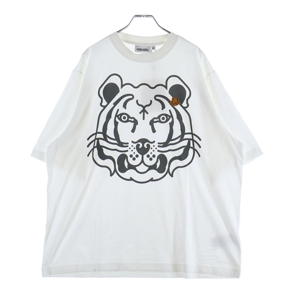 KENZO(ケンゾー) K-Tiger T-Shirt タイガープリント 半袖Tシャツ ホワイト FB65TS5224SA