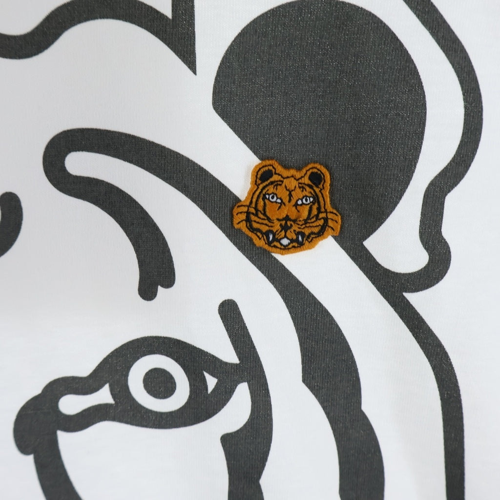 KENZO(ケンゾー) K-Tiger T-Shirt タイガープリント 半袖Tシャツ ホワイト FB65TS5224SA