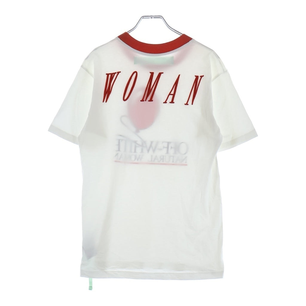 OFF-WHITE(オフホワイト) 18SS Ringer T-Shirt 半袖Tシャツ リンガーTシャツ ホワイト レディース OWAA029S18778132