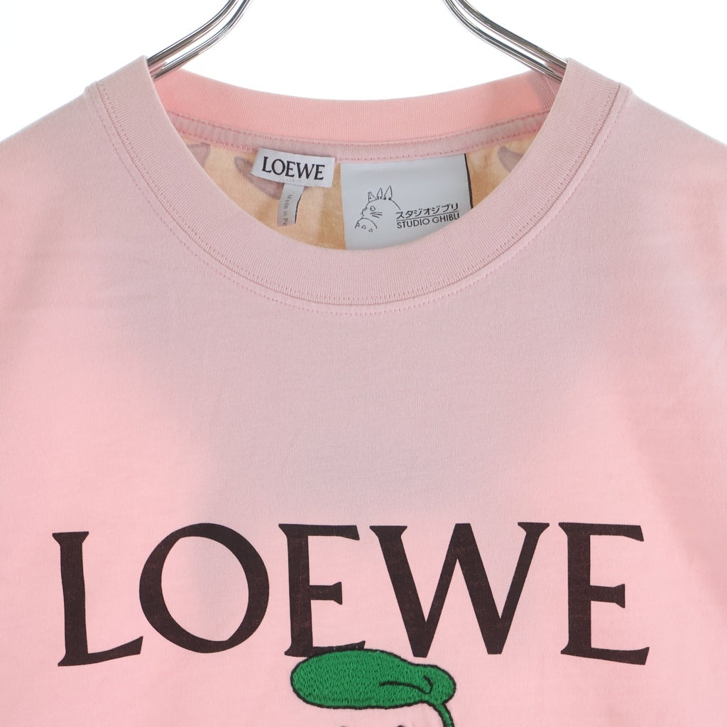 LOEWE(ロエベ) ×STUDIO GHIBLI T-Shirt スタジオジブリ となりのトトロ 半袖Tシャツ ピンク S848Y22X02