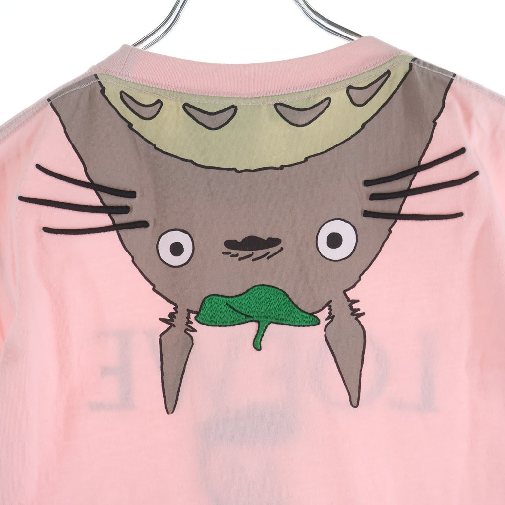 LOEWE(ロエベ) ×STUDIO GHIBLI T-Shirt スタジオジブリ となりのトトロ 半袖Tシャツ ピンク S848Y22X02
