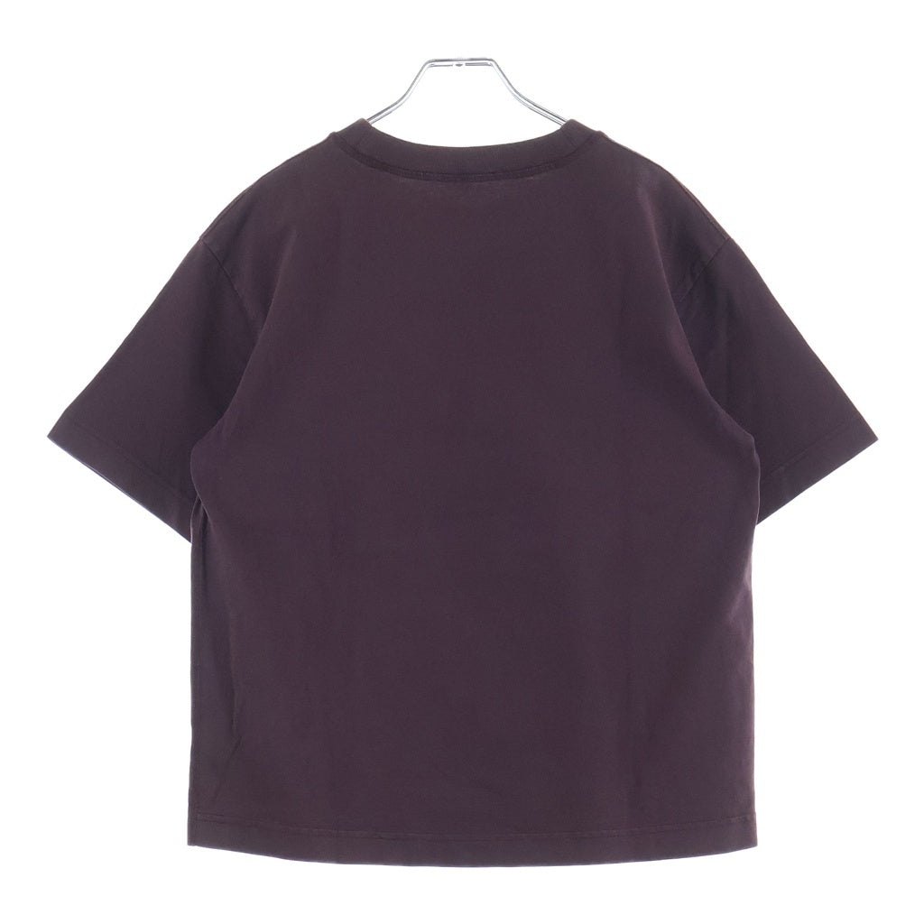 Acne Studios(アクネ ストゥディオズ) T-Shirt ロゴプリント 半袖Tシャツ バーガンディー AL0135-