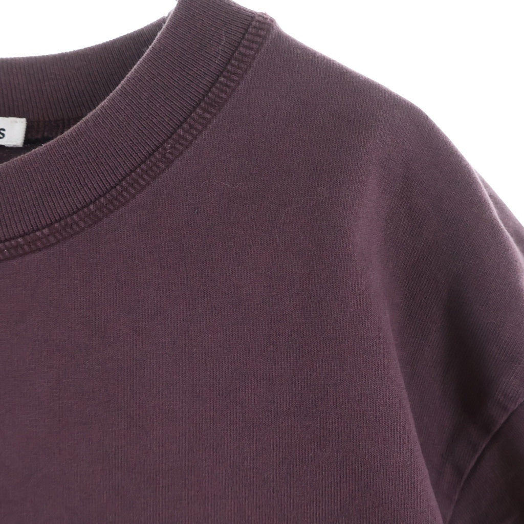 Acne Studios(アクネ ストゥディオズ) T-Shirt ロゴプリント 半袖Tシャツ バーガンディー AL0135-