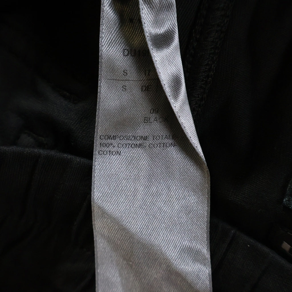 DRKSHDW(ダークシャドウ) 19AW Prisoner Drawstring Pants プリズナー ドローストリングサルエルパンツ ブラック DU19F6394-RN