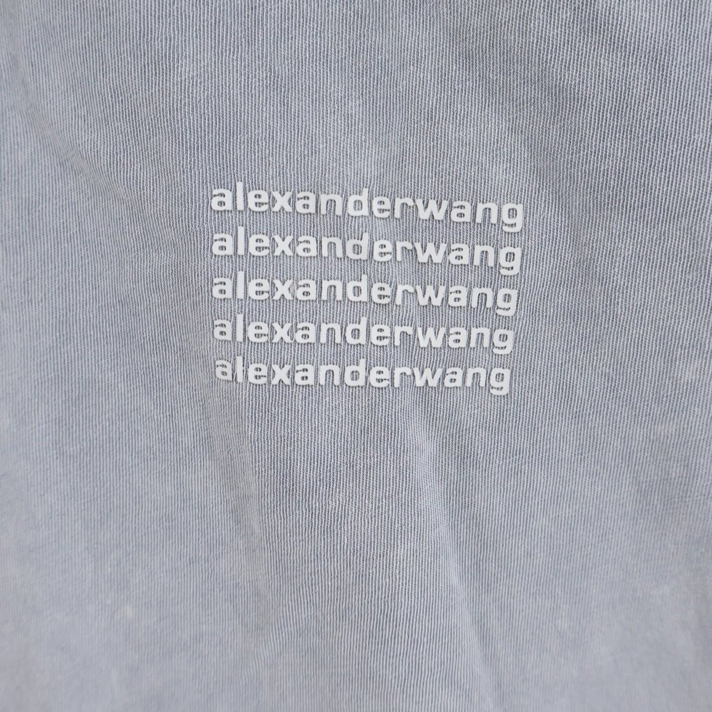 ALEXANDER WANG(アレキサンダーワン) T-Shirt フェード加工 半袖Tシャツ グレー