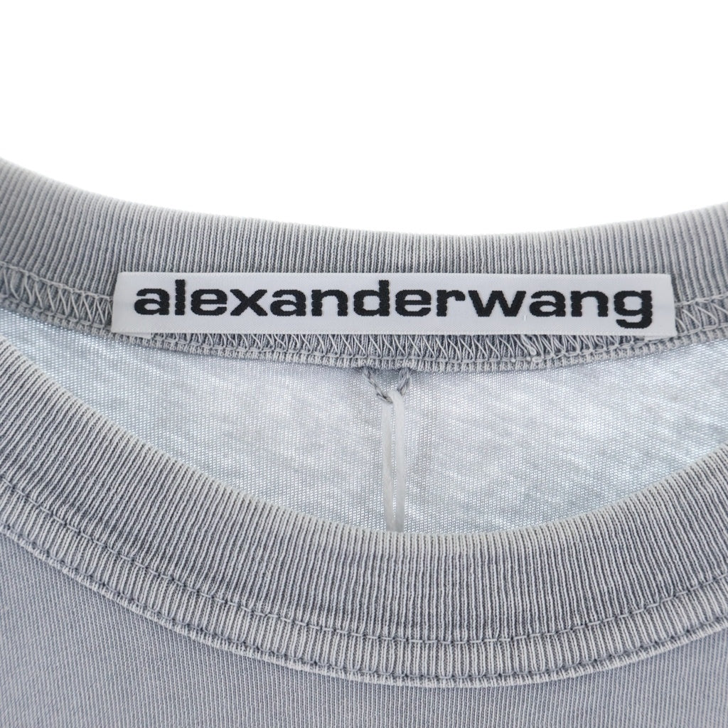 ALEXANDER WANG(アレキサンダーワン) T-Shirt フェード加工 半袖Tシャツ グレー