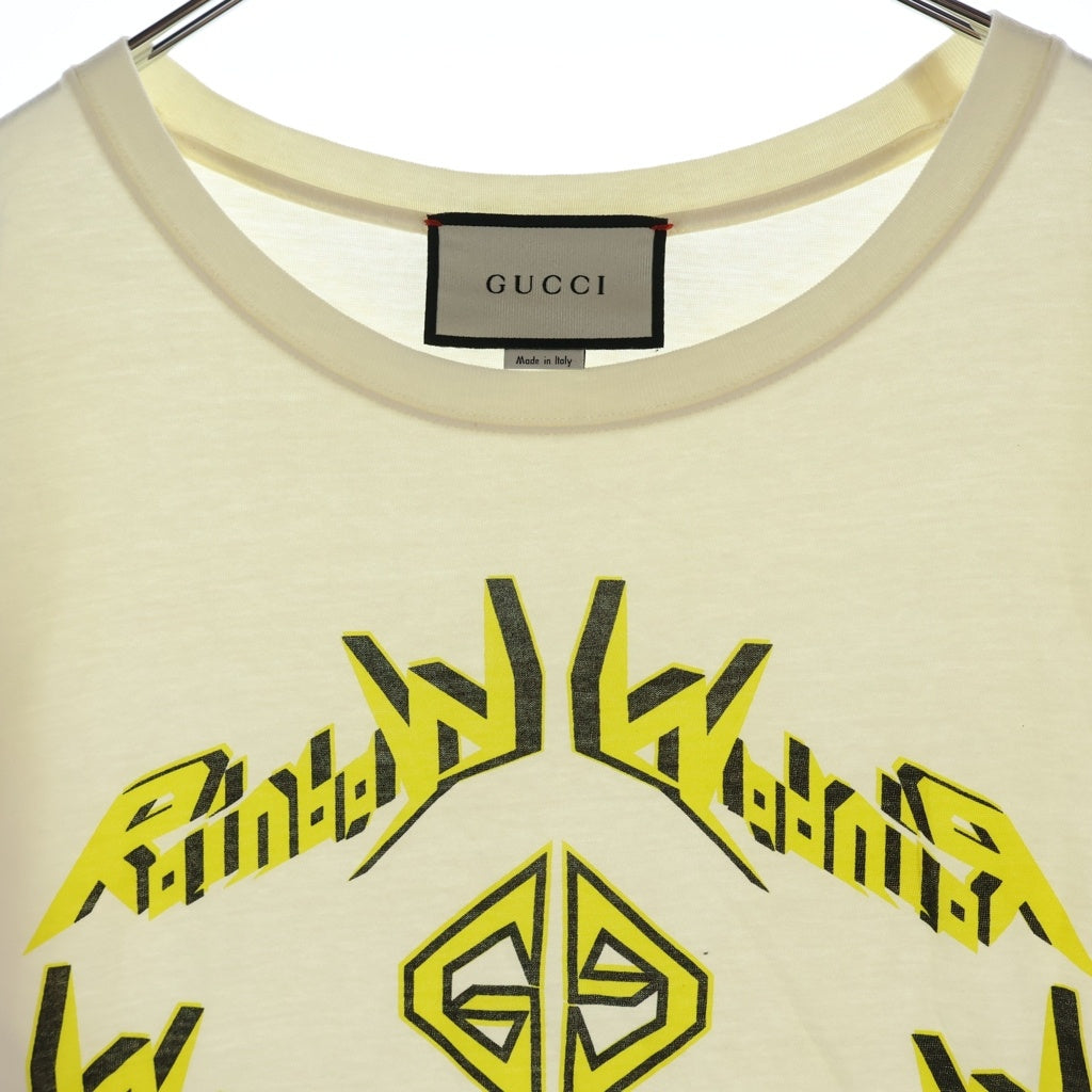 GUCCI(グッチ) T-Shirt 半袖Tシャツ アイボリー 493117 XJAKJ