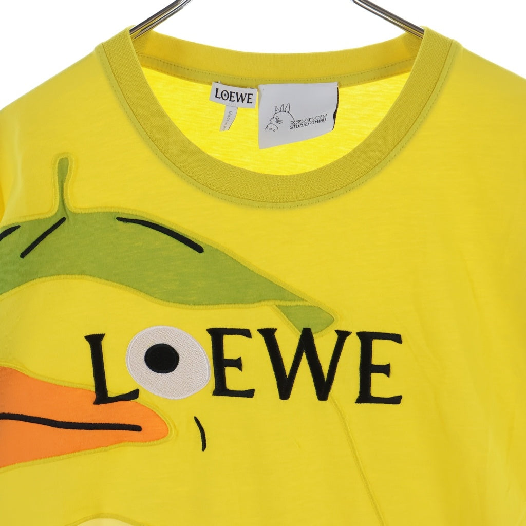 LOEWE(ロエベ) ×STUDIO GHIBLI T-Shirt スタジオジブリ 千と千尋の神隠し オオトリ様 半袖Tシャツ イエロー S928Y22J03
