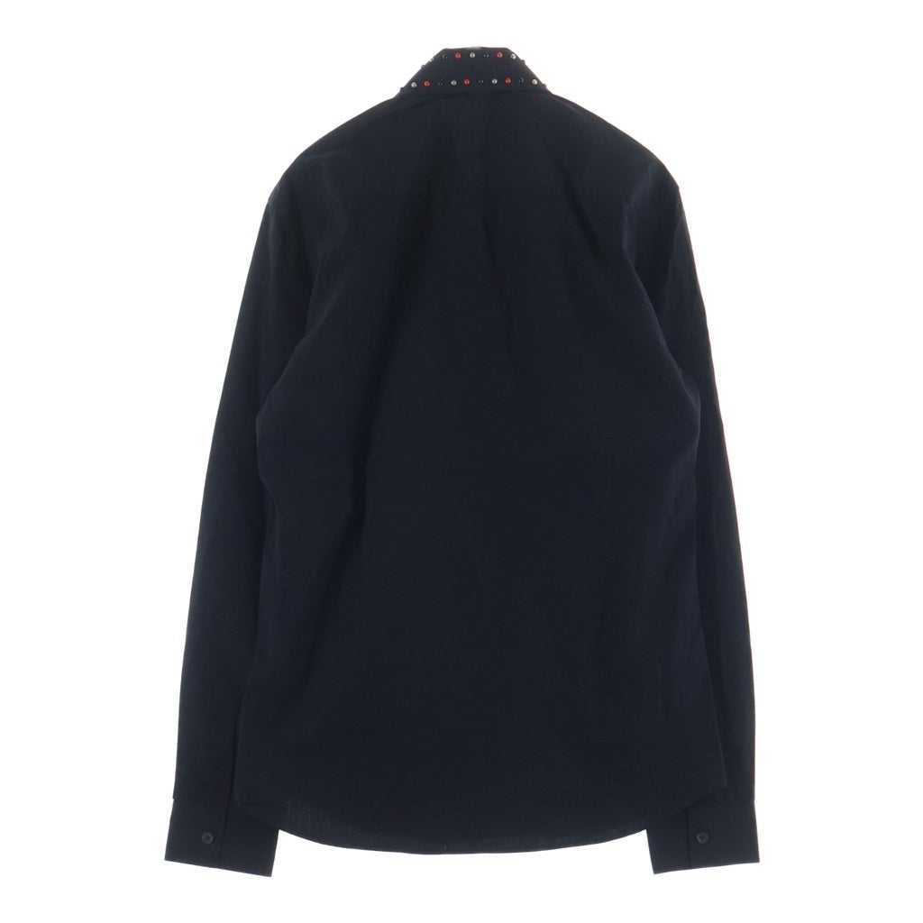 GIVENCHY(ジバンシィ) Studded Shirt スタッズ 長袖比翼シャツ ブラック 16S 6201 300