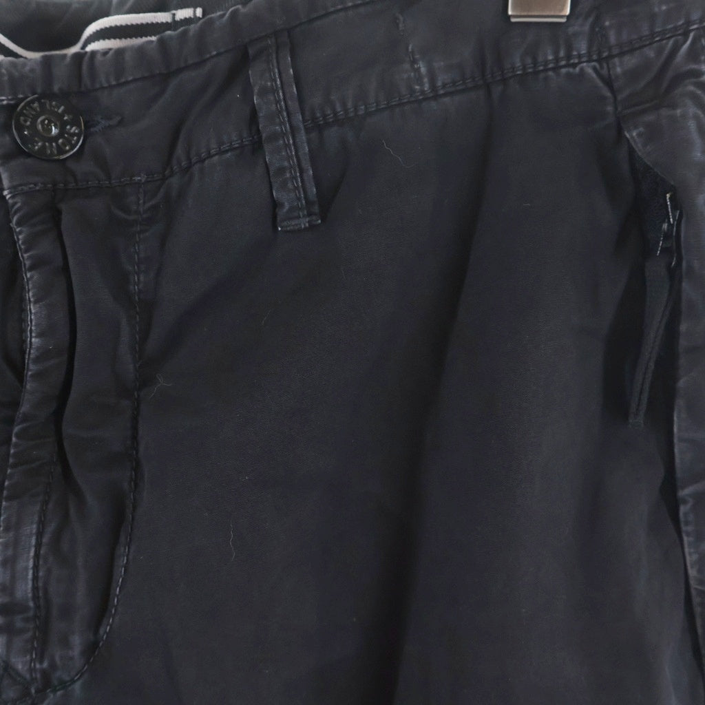 STONE ISLAND(ストーンアイランド) TYPE SL Cargo Pants ロゴワッペン カーゴパンツ ブラック 1015303WA