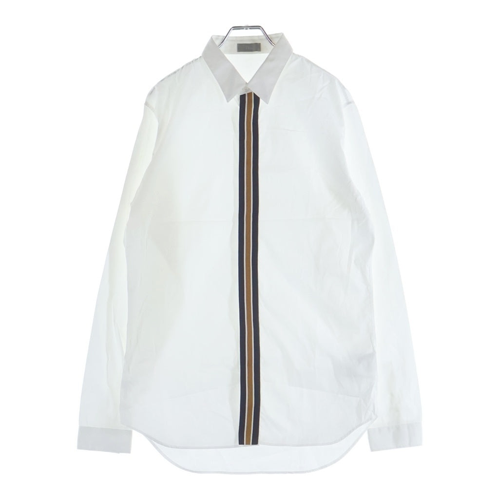 Dior HOMME(ディオールオム) L/S Shirt 長袖比翼シャツ ホワイト 533C517A3289