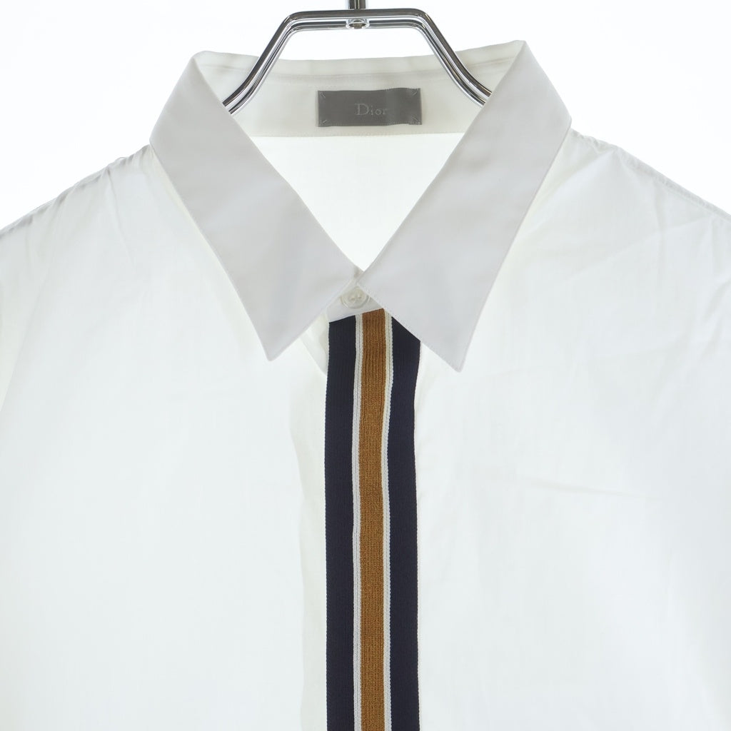 Dior HOMME(ディオールオム) L/S Shirt 長袖比翼シャツ ホワイト 533C517A3289