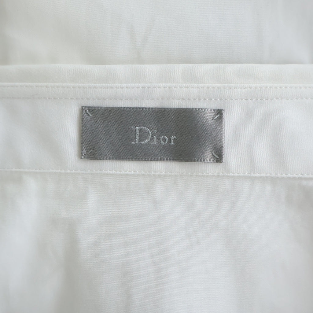 Dior HOMME(ディオールオム) L/S Shirt 長袖比翼シャツ ホワイト 533C517A3289